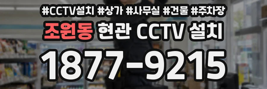 조원동 현관 CCTV 설치