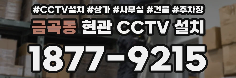 금곡동 현관 CCTV 설치