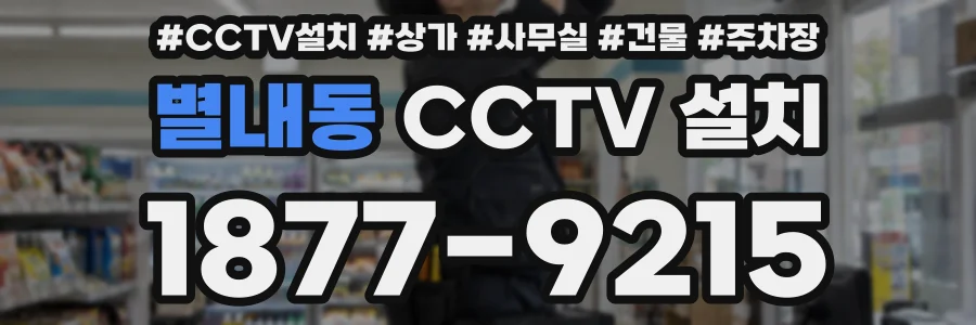 별내동 CCTV 설치