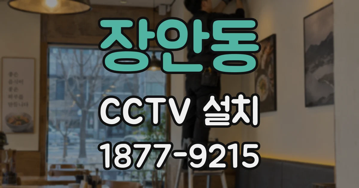 장안동 CCTV 설치