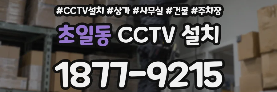 초일동 CCTV 설치