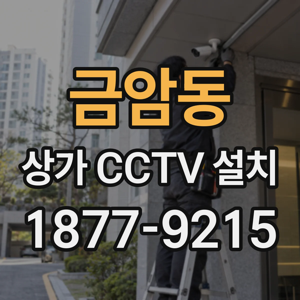 금암동 상가 CCTV 설치