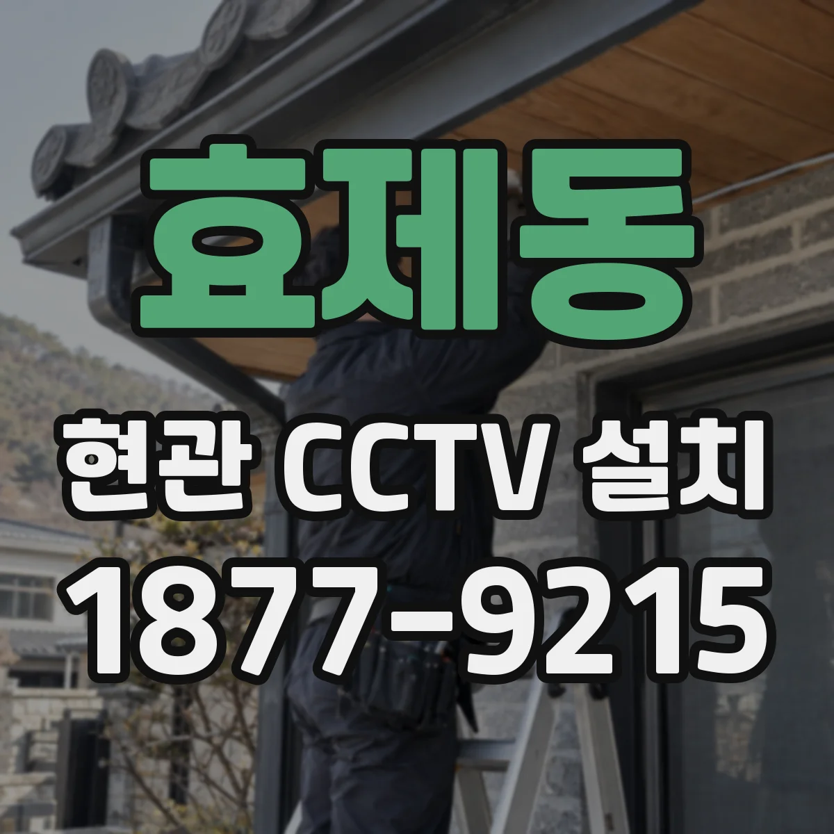 효제동 현관 CCTV 설치