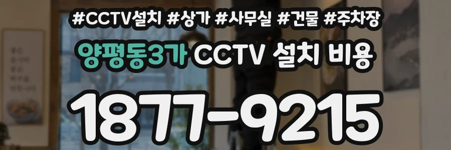 양평동3가 CCTV 설치 비용
