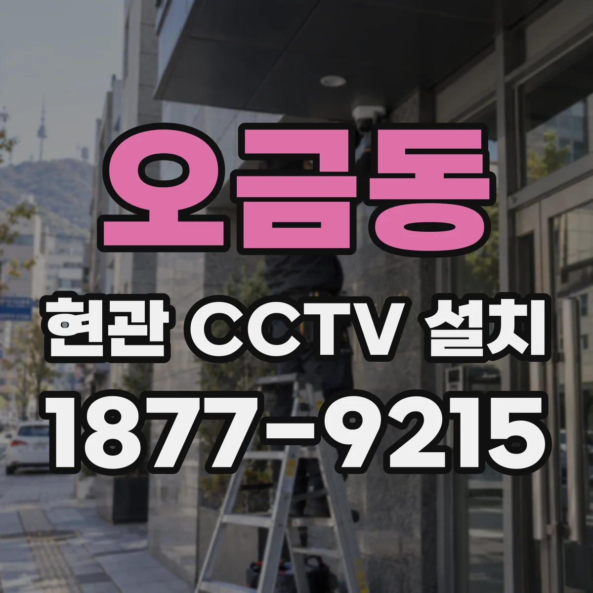 오금동 현관 CCTV 설치
