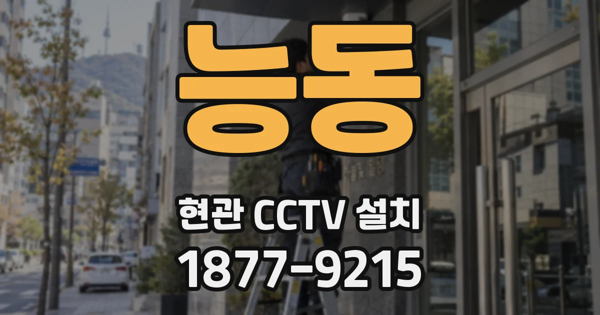 능동 현관 CCTV 설치