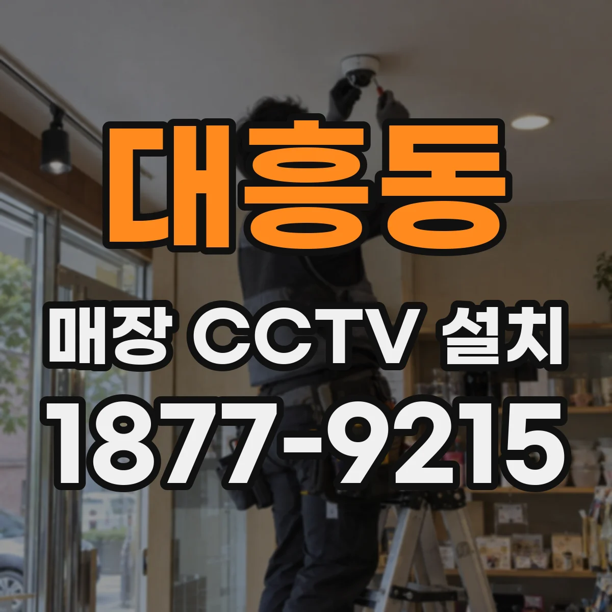 대흥동 매장 CCTV 설치