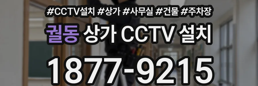 궐동 상가 CCTV 설치