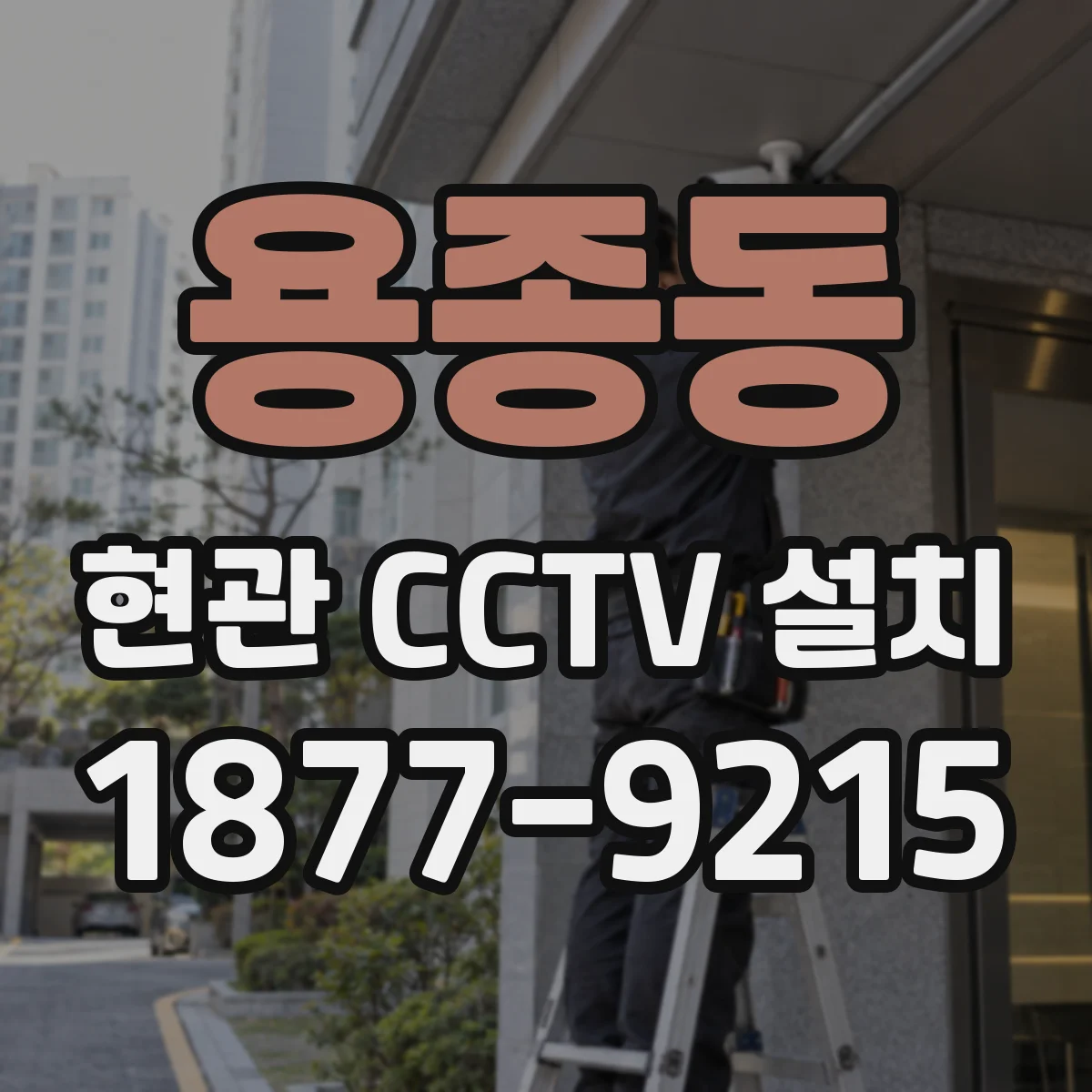 용종동 현관 CCTV 설치