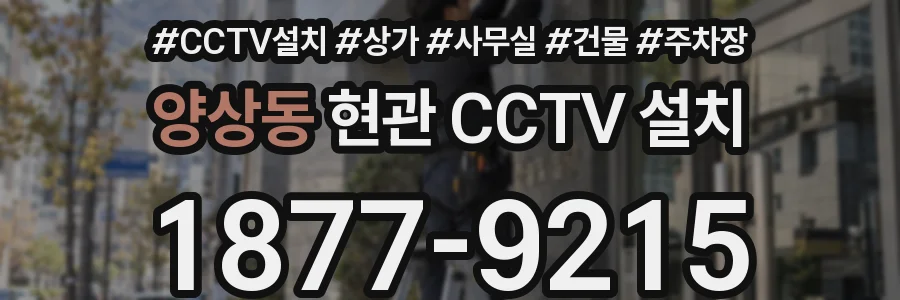 양상동 현관 CCTV 설치