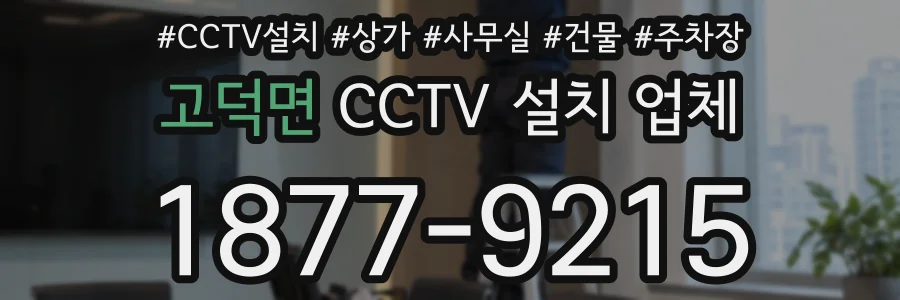 고덕면 CCTV 설치 업체