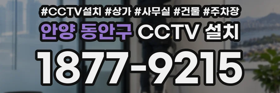 안양 동안구 CCTV 설치