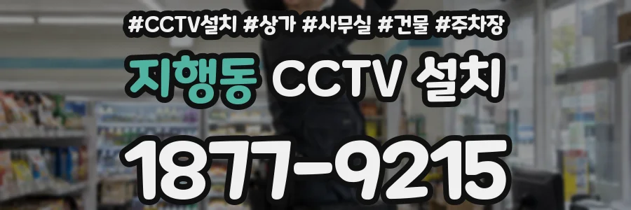 지행동 CCTV 설치