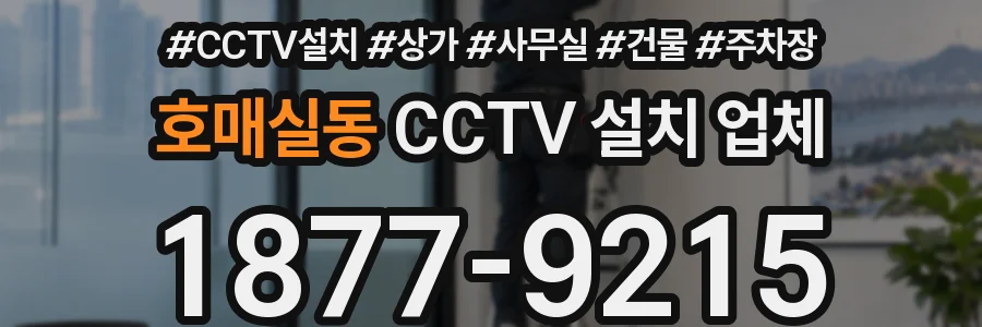 호매실동 CCTV 설치 업체