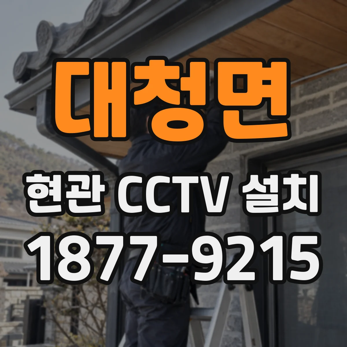 대청면 현관 CCTV 설치