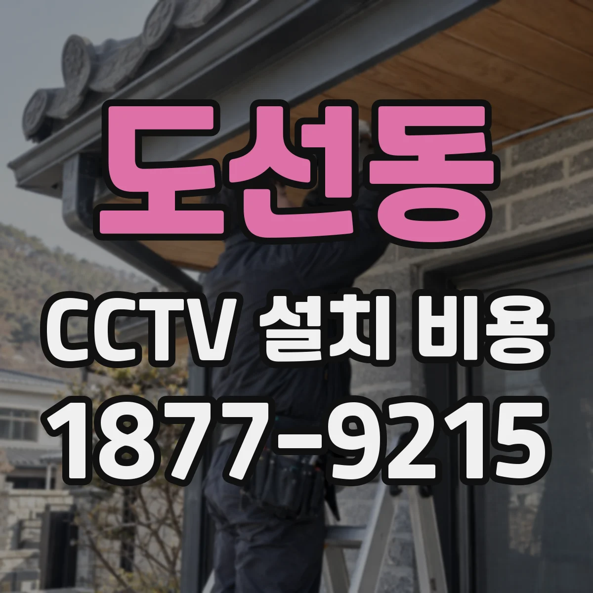 도선동 CCTV 설치 비용