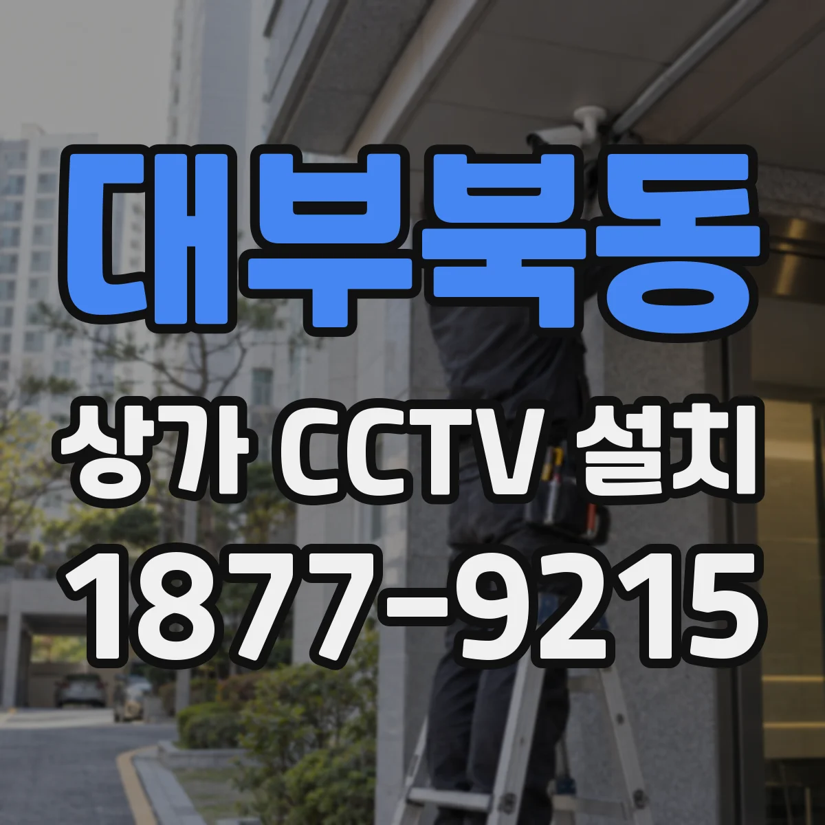 대부북동 상가 CCTV 설치