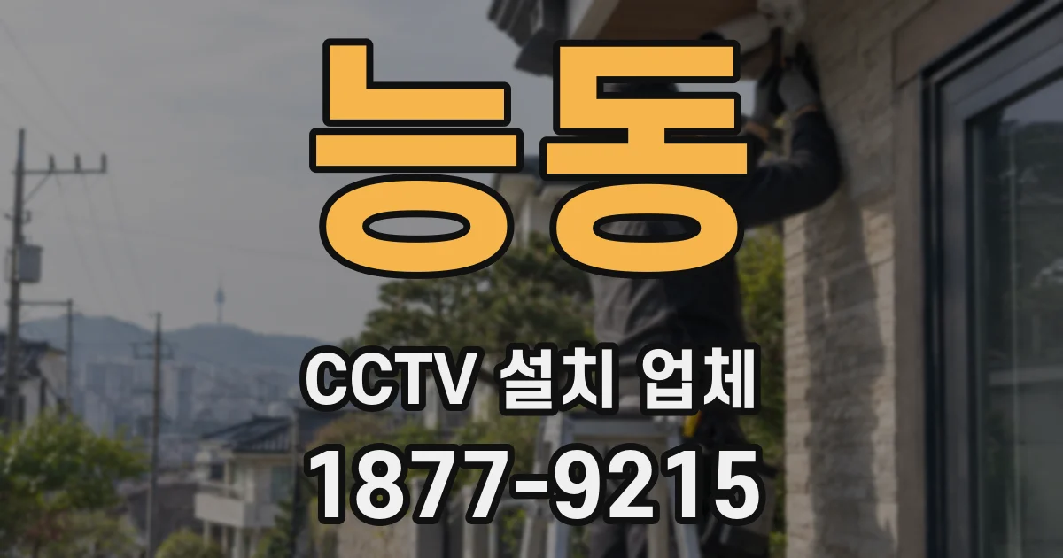 능동 CCTV 설치 업체