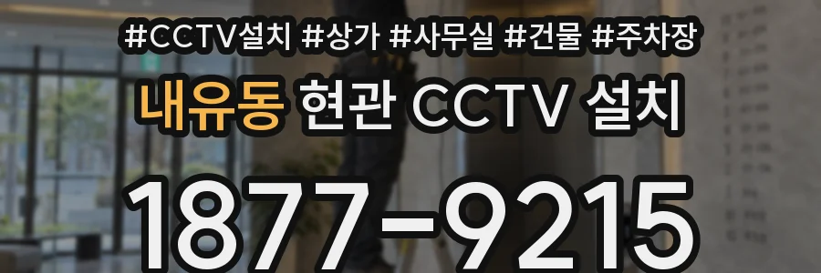 내유동 현관 CCTV 설치