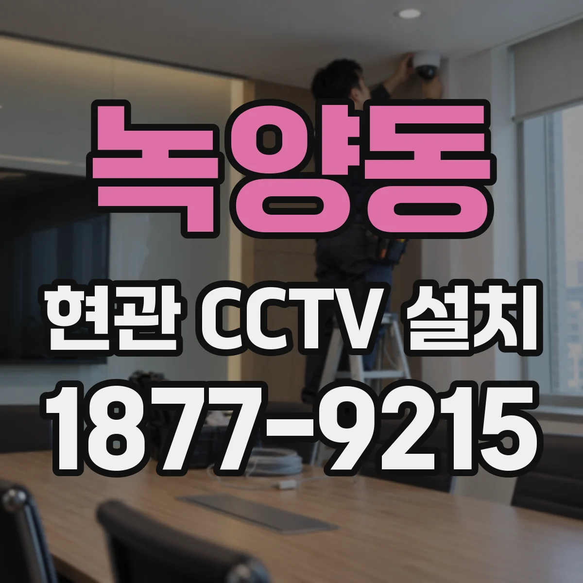 녹양동 현관 CCTV 설치