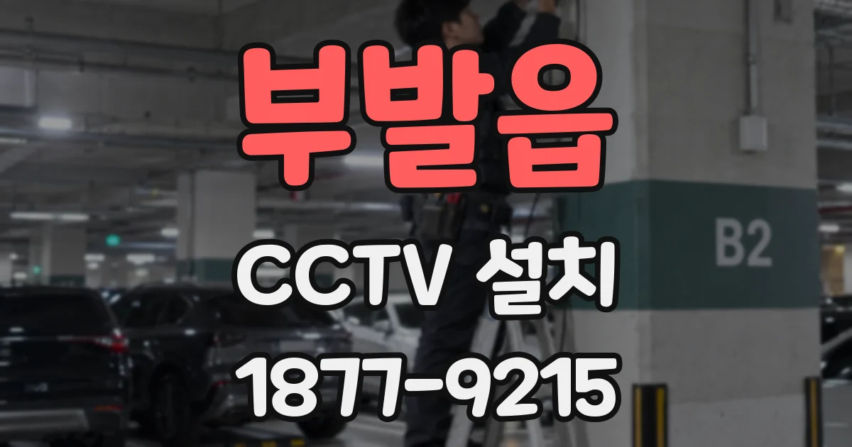 부발읍 CCTV 설치