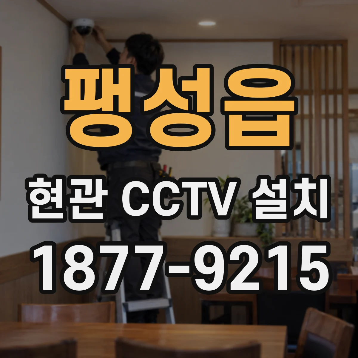 팽성읍 현관 CCTV 설치