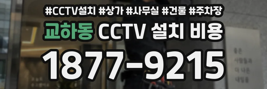 교하동 CCTV 설치 비용