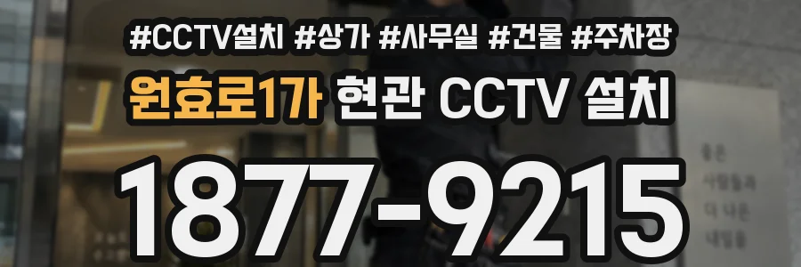 원효로1가 현관 CCTV 설치