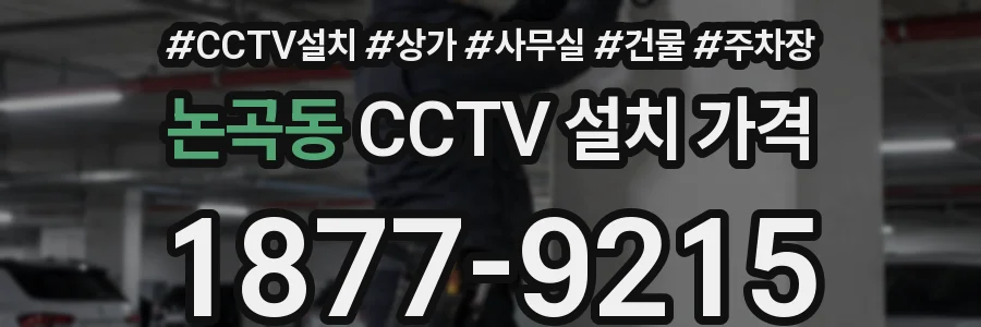 논곡동 CCTV 설치 가격