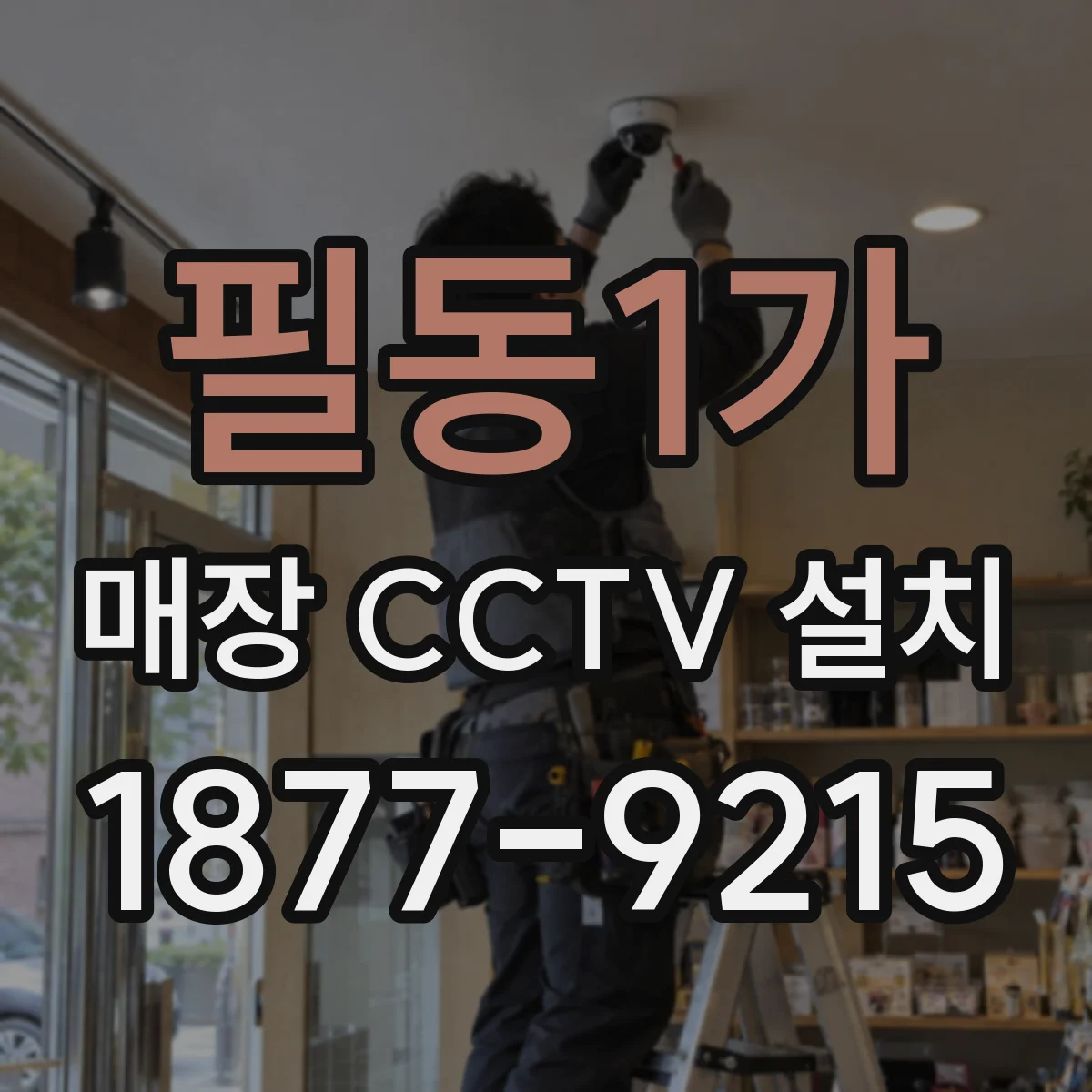 필동1가 매장 CCTV 설치
