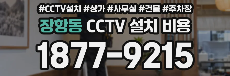 장항동 CCTV 설치 비용
