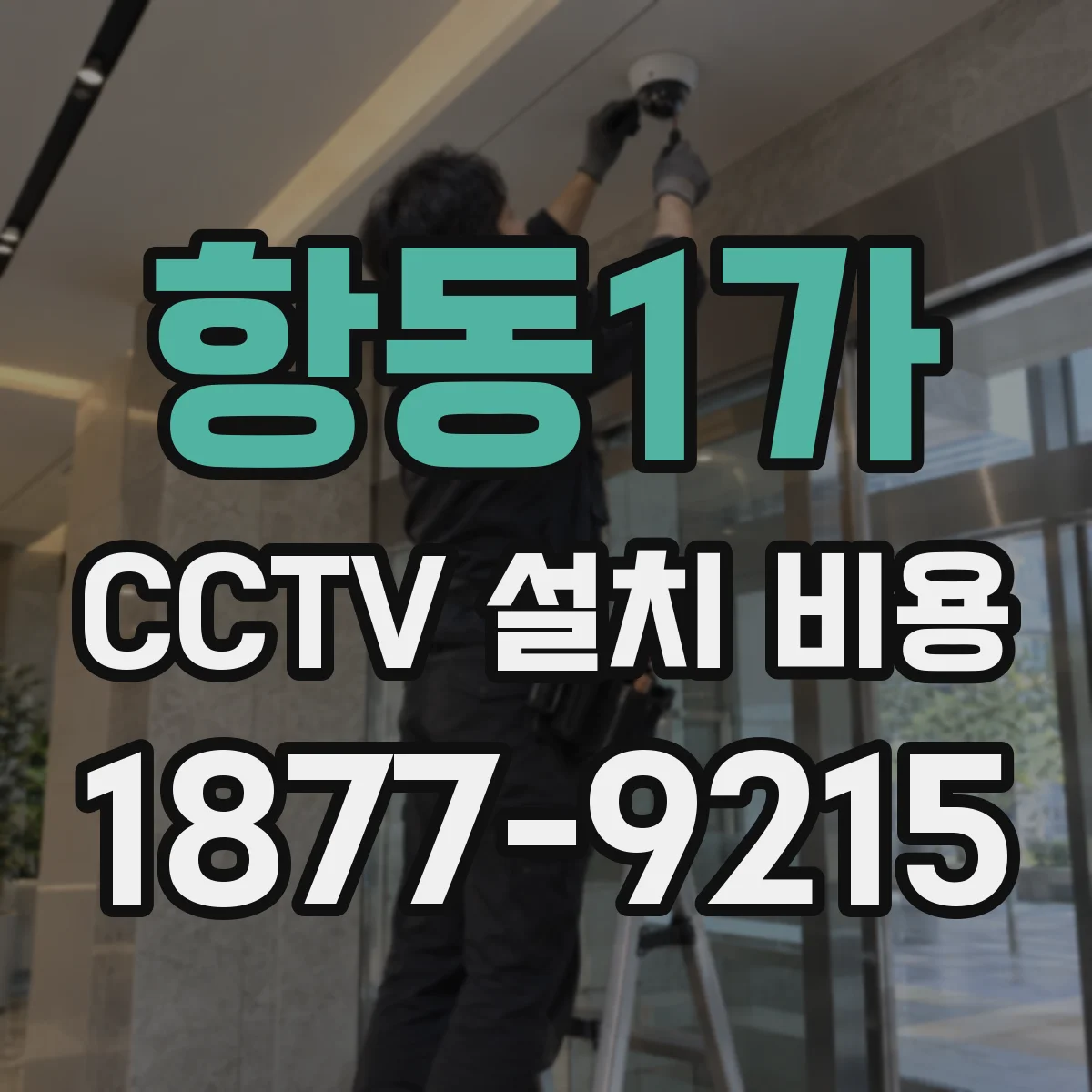 항동1가 CCTV 설치 비용