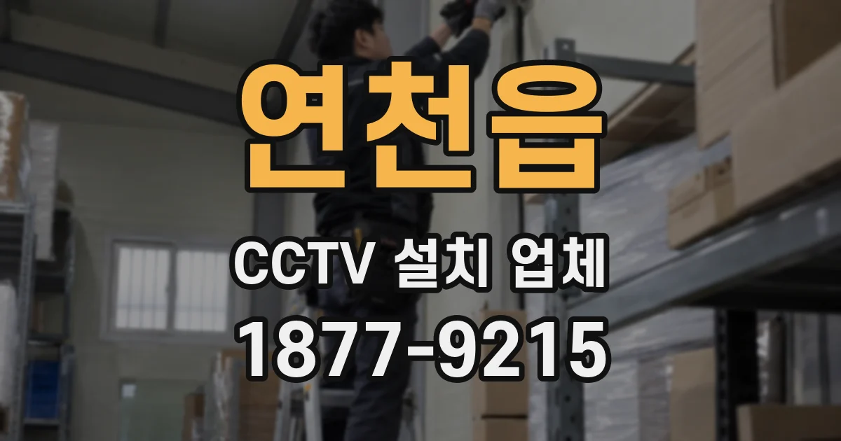 연천읍 CCTV 설치 업체