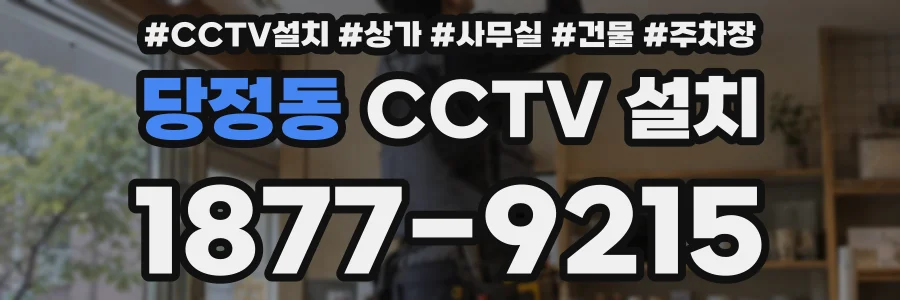 당정동 CCTV 설치