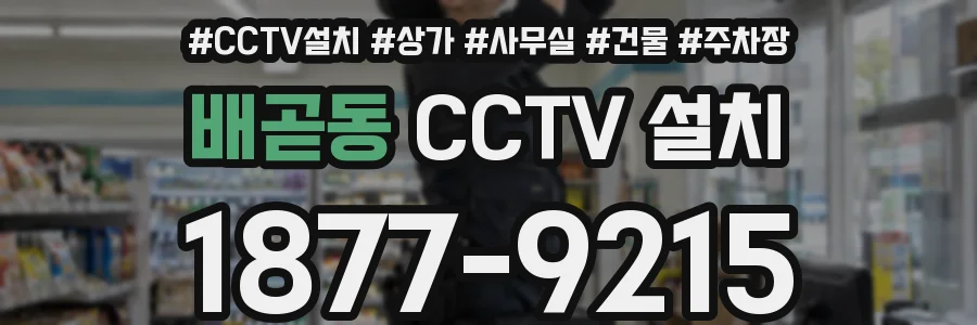 배곧동 CCTV 설치