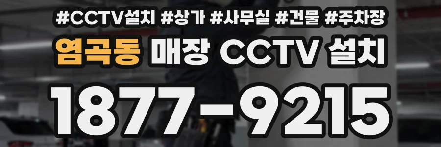 염곡동 매장 CCTV 설치