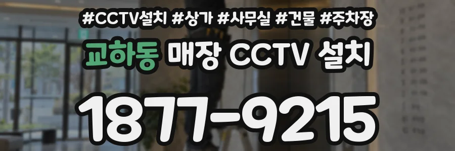 교하동 매장 CCTV 설치