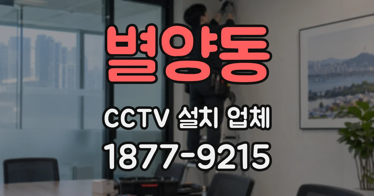 별양동 CCTV 설치 업체