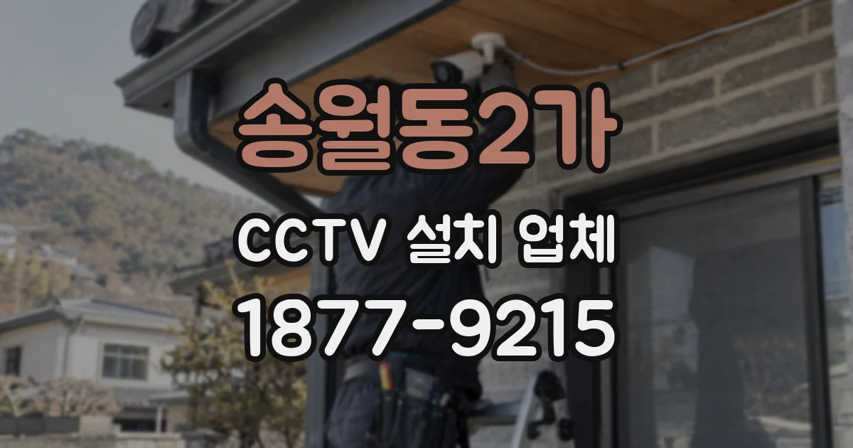 송월동2가 CCTV 설치 업체
