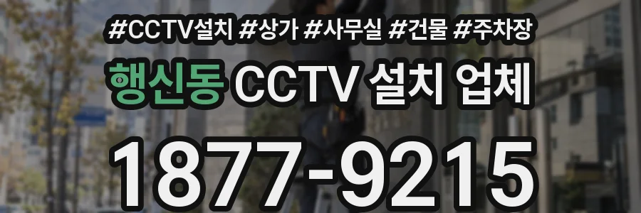 행신동 CCTV 설치 업체