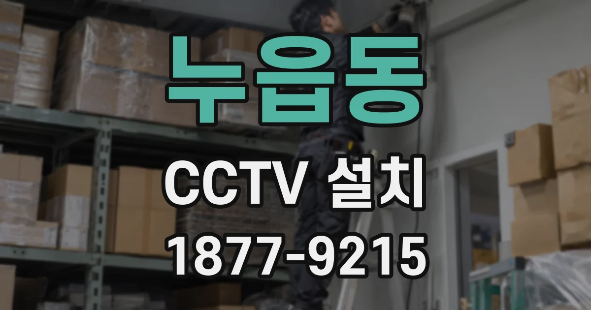 누읍동 CCTV 설치