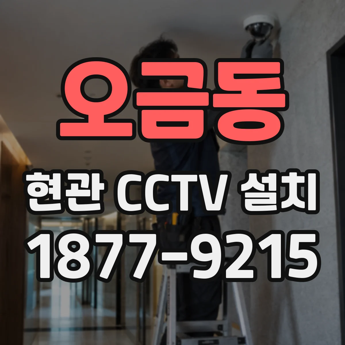 오금동 현관 CCTV 설치