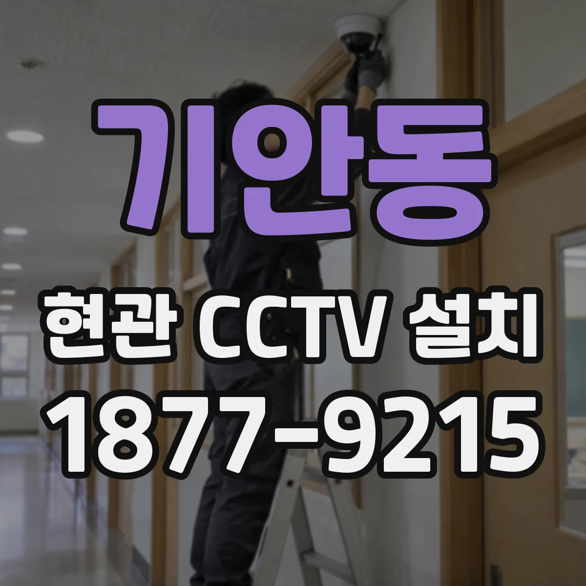 기안동 현관 CCTV 설치