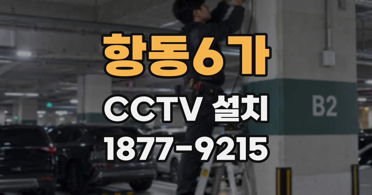 항동6가 CCTV 설치
