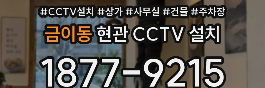 금이동 현관 CCTV 설치
