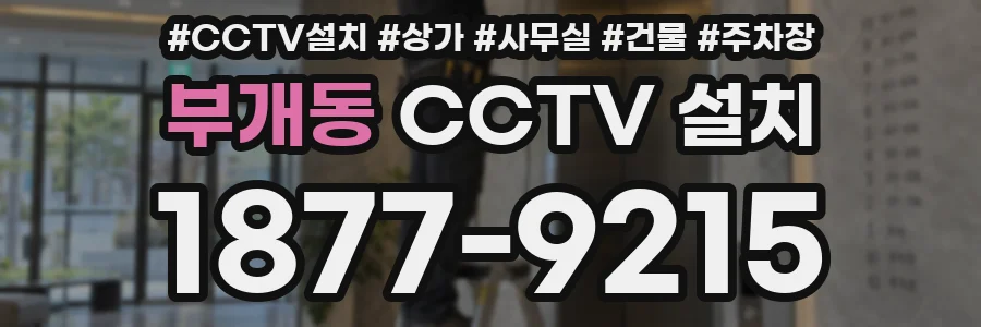 부개동 CCTV 설치