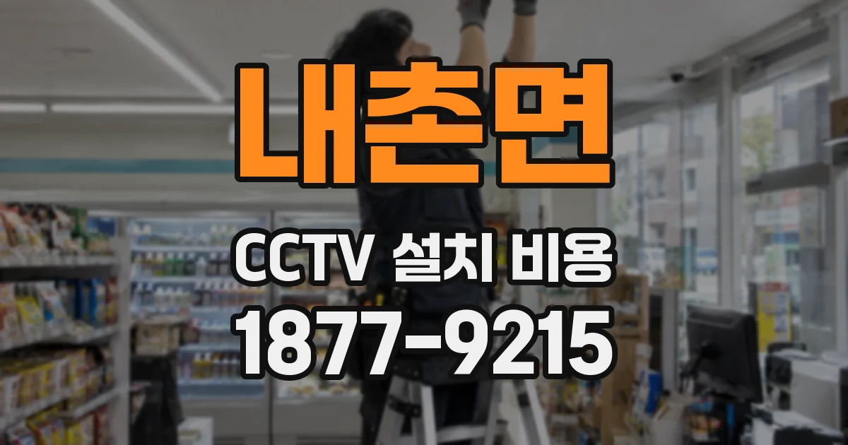 내촌면 CCTV 설치 비용