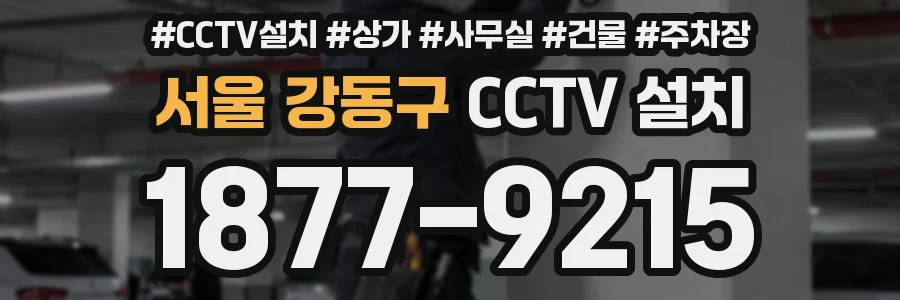 서울 강동구 CCTV 설치