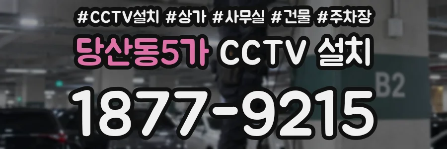 당산동5가 CCTV 설치