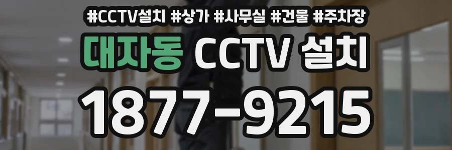 대자동 CCTV 설치